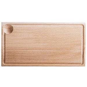 Доска для подачи прямоуг. 250*160*20 мм. с желобком, бук /1/5/ фото 1