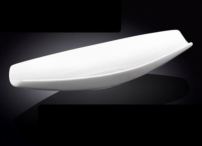 Блюдо прямоуг. 330*100 мм. 400 мл. h=45 мм. с закатанным ободком Wilmax /6/24/ фото 1