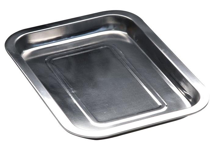 Лоток 270*200*20 мм. нерж. мелк. /1/100/ фото 1