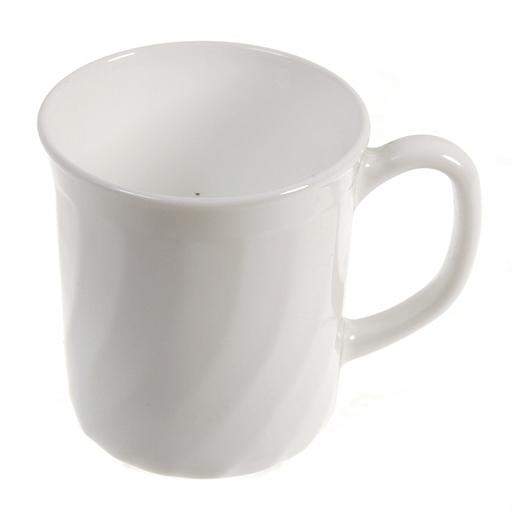 Кружка 290 мл. белая d=80 мм. h=90 мм. Трианон (68978) /6/36/1080/ фото 1