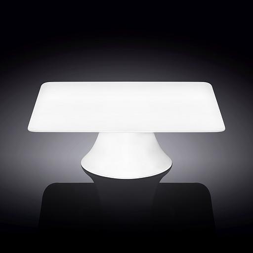 Подставка для торта квадрат 30*30 мм. h=90 мм. Wilmax /1/8/ фото 1