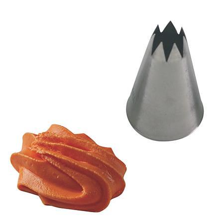 Насадка кондитер. "Звезда" d=31/14 мм. h=52 мм. нерж. /1/ фото 1