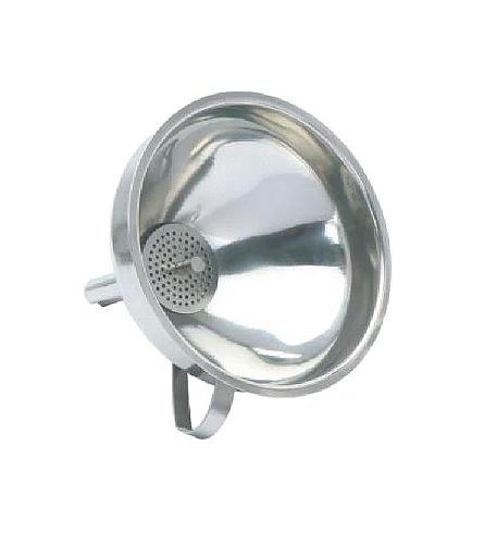 Воронка d=12 см. нерж. с ручкой MGsteel /1/48/ фото 1