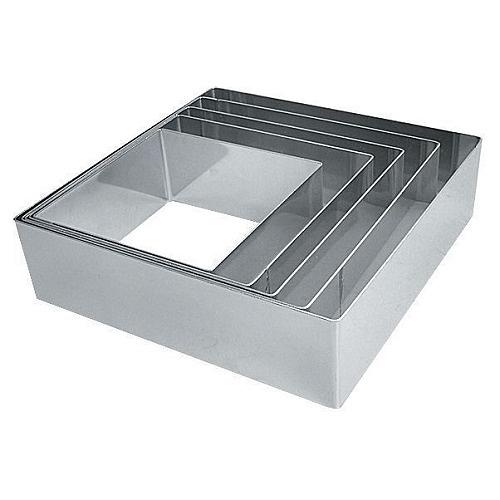 Форма кондитерская "Квадрат" 8*8*4 см. нерж. MGsteel /1/96/ фото 1