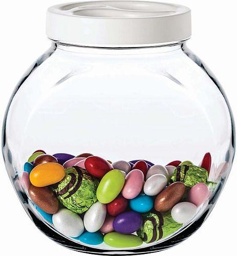 Банка для сыпучих прод. 2140 мл. с пластик. крышкой Белла /1/6/180/ фото 1