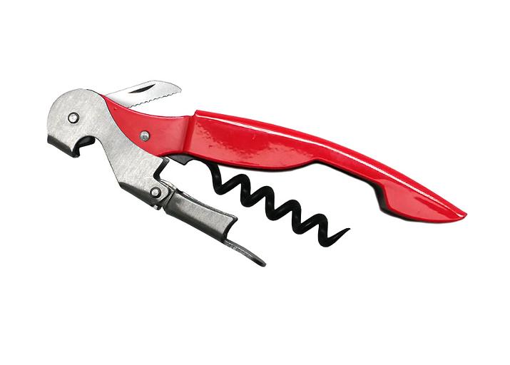 Нарзанник 3-х функц. нерж. двухступен. красный VB /1/12/ фото 1