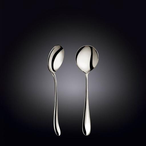 Ложка для бульона Стелла 18/10 3,5 мм 18,4 см. Wilmax /12/144/ фото 1