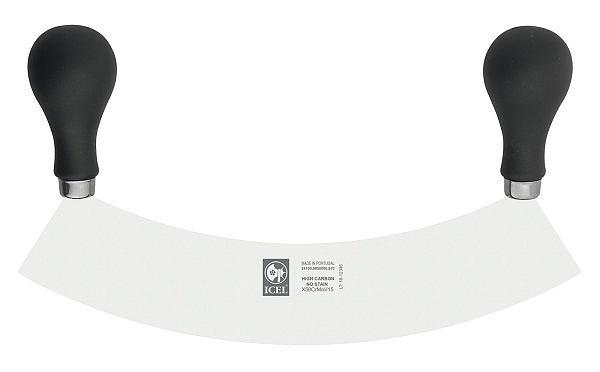 Нож для овощей 270 мм. с двумя ручками, черный PRACTICA Icel /1/ фото 1