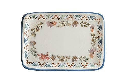 Блюдо прямоуг. 230*160 мм. Спринг, форма Мув /1/12/ фото 1