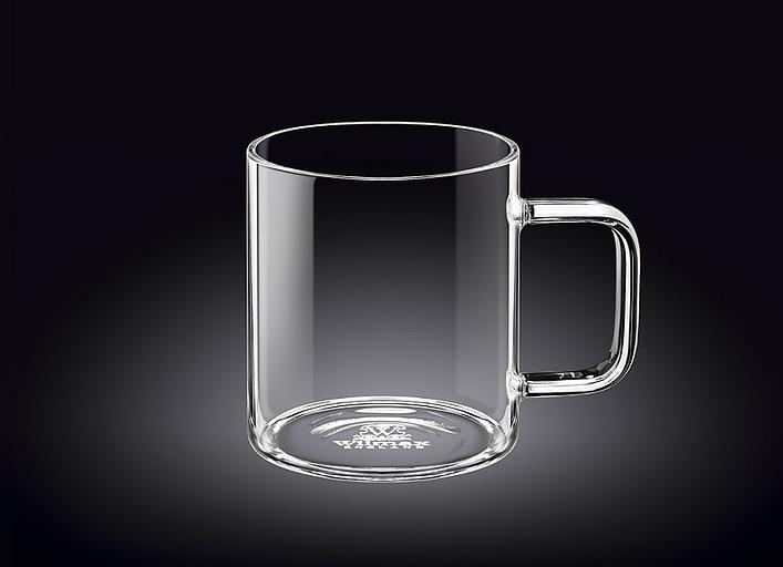 Кружка 320 мл. d=75 мм. h=80 мм. Термостекло Wilmax /6/72/ фото 1