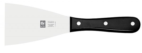 Лопатка 26 см. прямая раб. часть 13*10 см. нерж. широкая черная Icel /1/6/ фото 1