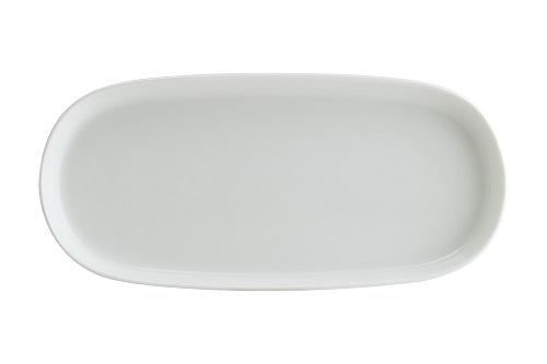 Блюдо овальное 210*100 мм. Белый, форма Хюгге /1/12/ фото 1