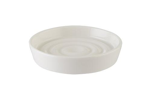 Соусник 75 мл. d=100 мм. для оливкового масла Белый, форма Нит /1/12/ фото 1