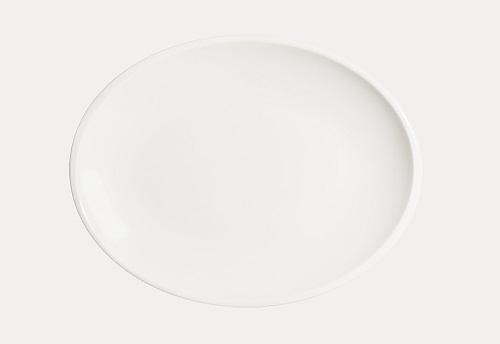 Блюдо овальное 310*240 мм. Белый, форма Мув /1/6/ фото 1