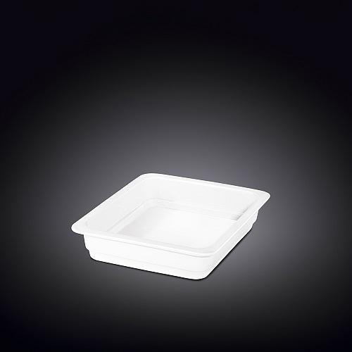 Гастроемкость 1/2 h=65 мм. 3 л. фарфор Wilmax /1/6/ фото 1