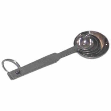 Набор мерных ложек 4 шт. нерж. (15+5+2,5+1 мл) /1/ фото 1