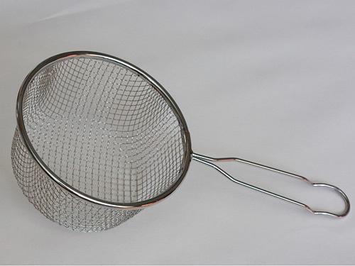 Сито d=210 мм. нерж. размер ячейки 8*8 мм. с ручкой /1/72/ фото 1