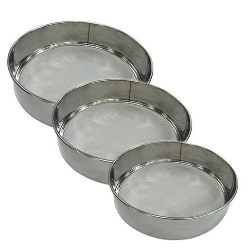 Сито d=170/190/200 мм. (набор 3 шт.) нерж. /1/ фото 1