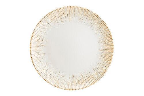 Тарелка d=210 мм. Ирис светло-бежевый, форма Гурмэ /1/12/ фото 1