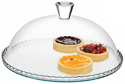 Подставка для торта d=32 см. h=15 см. бортик вверх с крыш. Патисери /1/4/30/ фото 1