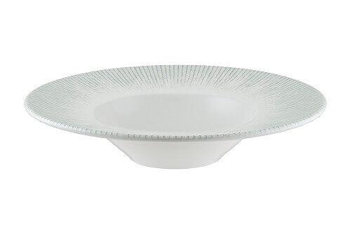 Тарелка для пасты d=280 мм. 400 мл. Ирис Серый, форма Банкет /1/6/ фото 1