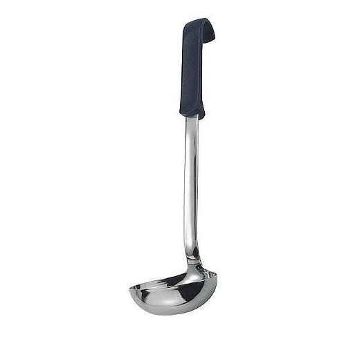 Половник 0,1 л. L ручки 25 см. d=9 см. нерж. с пластик. ручкой APS /1/ фото 1