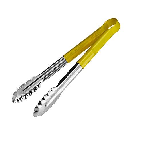 Щипцы универсальные 40 см. нерж. желтая ручка MGsteel /1/120/ фото 1