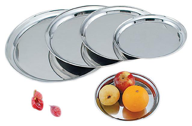 Поднос для подачи d= 50 см. нерж. MGsteel /1/20/ фото 1