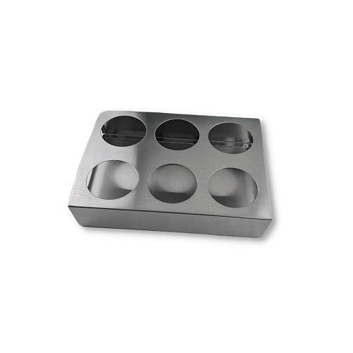 Подставка для соусов 6 ячейки 28*19*8 см. нерж. MGsteel /1/24/ фото 1