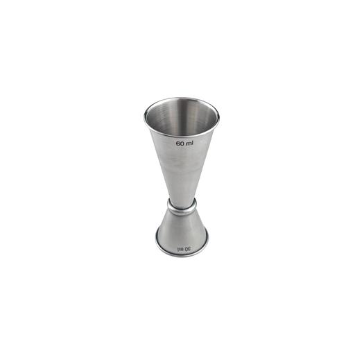Джиггер 30/60 мл. d=45/47 мм. h=113 мм. нерж. MGsteel /1/288/ фото 1