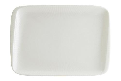 Блюдо прямоуг. 230*160 мм. Ирис Белый, форма Мув /1/12/ фото 1