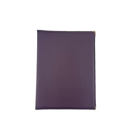 Папка-меню 32,5*24, 2-х сторон. кож.зам. бордо съемные файлы /1/ фото 1