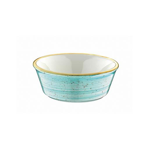 Салатник d=120 мм. 290 мл. h=56 мм. штабелир. Аква, форма Банкет /1/24/ фото 1