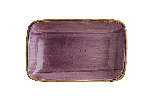 Блюдо прямоуг. 150*90 мм. Блэкберри, форма Мув /1/12/ фото 1
