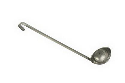 Половник 0,5 л. L ручки 38 см. d=14 см. нерж. /1/40/ фото 1