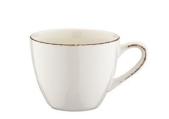 Чашка 80 мл. кофейная d=64 мм. h=53 мм. Ретро коричневый край (блюдце 70666) /1/6/ фото 1