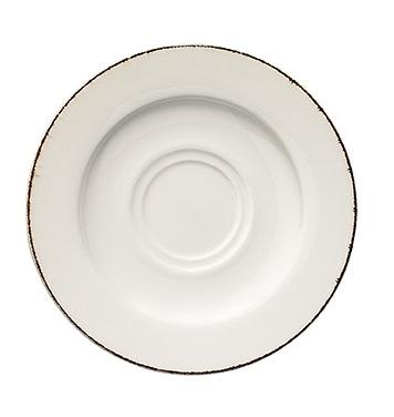 Блюдце d=160 мм. Ретро коричневый край (чашка 69212, 69213) /1/6/ фото 1