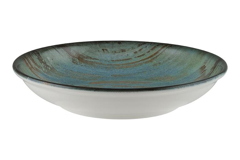 Тарелка d=250 мм. глубокая 1300 мл. h=50 мм. Мадера, форма Банкет /1/6/ фото 1