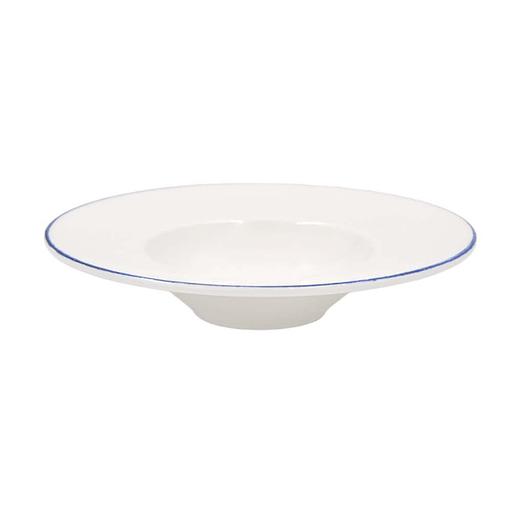 Тарелка для пасты d=280 мм. 400 мл. Ретро синий край, форма Банкет /1/6/ фото 1