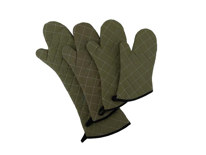 Рукавица термостойкая с 1-м выделенн. пальцем 33 см. (до +220 °С) хлопок MGprof /1/ фото 1