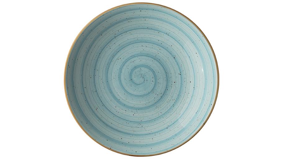 Тарелка d=280 мм. глубокая 1700 мл. h=55 мм. Аква, форма Банкет /1/6/ фото 1