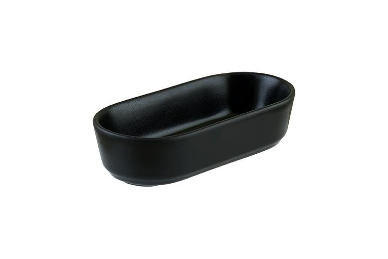 Салатник 155*80 мм. 265 мл. h=42 мм. Муд Черный /1/12/1728/ фото 1