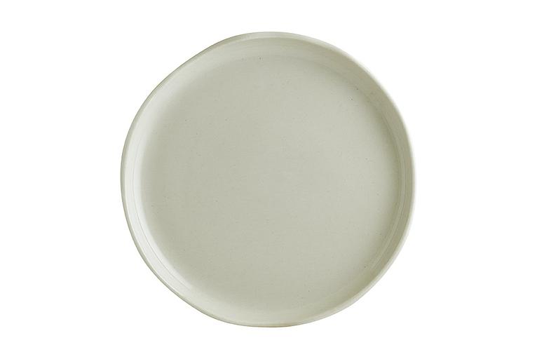 Тарелка d=210 мм. Оливковый, форма Крафт волнистый край /1/6/ фото 1