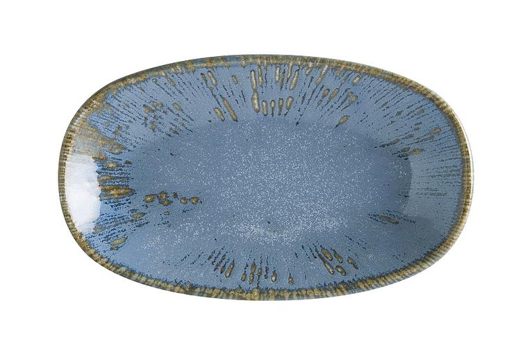 Блюдо овальное 240*140 мм. Снэл Небо, форма Гурмэ /1/12/ фото 1