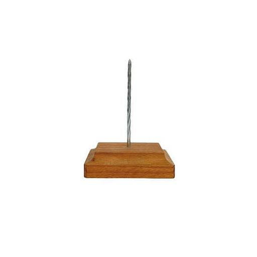 Игла для чеков h=12 см. на дерев. подставке /1/ фото 1