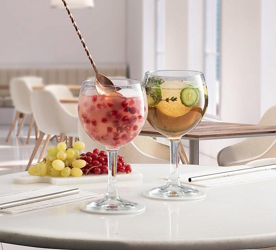 Бокал для коктейля 569 мл. d=90 мм. h=190 мм. Мода Турция /6/ фото 1