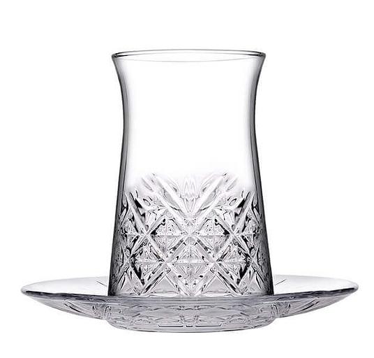 Стаканчик для чая 160 мл. d=56 мм. h=95 мм. с блюдцем Таймлесс Турция /1/6/ фото 1