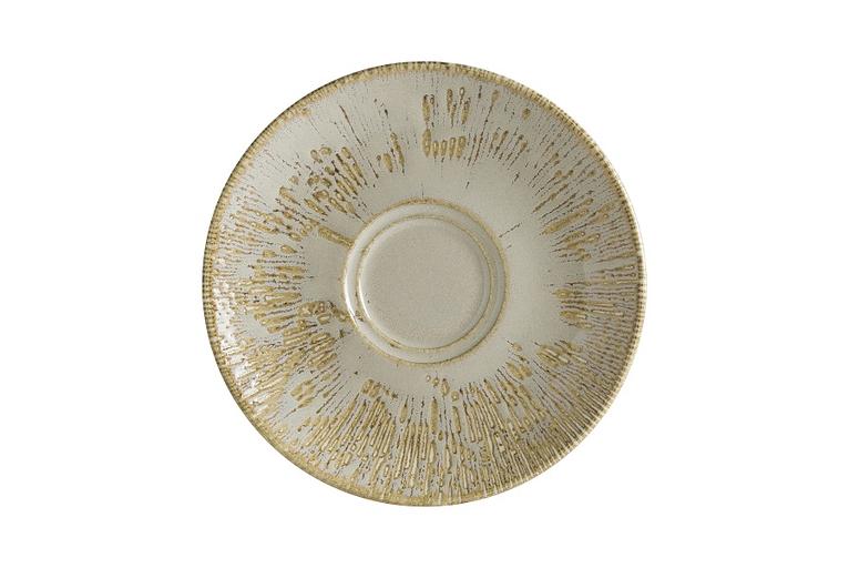 Блюдце d=160 мм. Снэл Песок (чашка 71124), форма Гурмэ /1/6/ фото 1