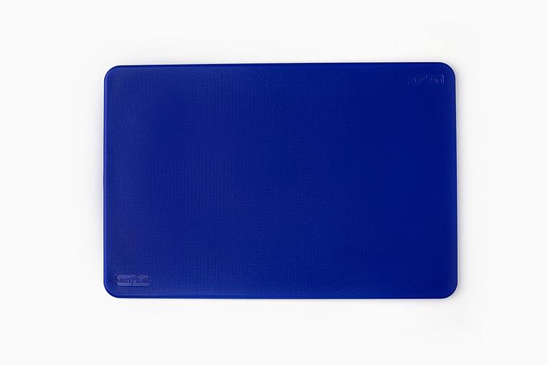 Доска разделочная п/п 450*300*11 мм. синяя поверхность шагрень MG /1/10/ фото 1