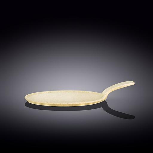 Блюдо для подачи круглое d=21,5 см. с ручкой Сэнд Wilmax /3/24/ фото 1